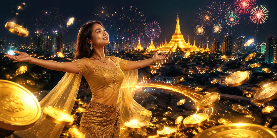 ရန်ကုန်ရွှေတိဂုံဘုရားနှင့် မြန်မာ့လောင်းကစားပုံ